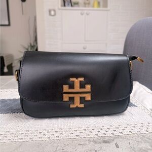 Tory Burch Black Leather Crossbody Bag